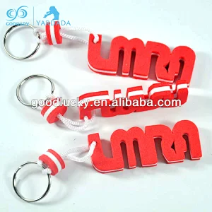 Promotional Best Quality Decorative Soft eva foam keyring