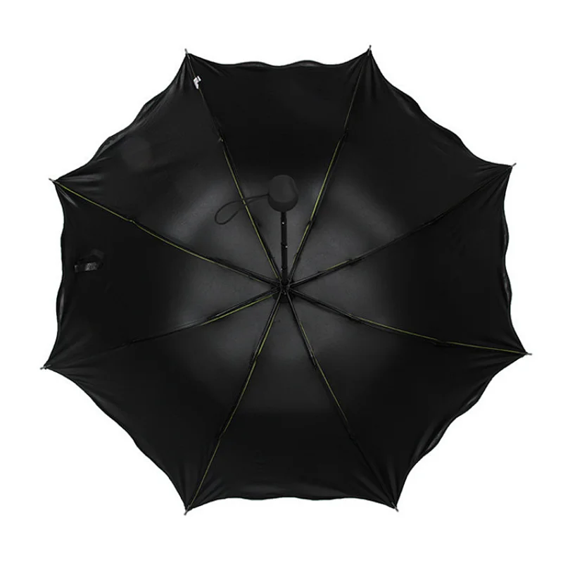 Sunny normal magic when wet appearing umbrella