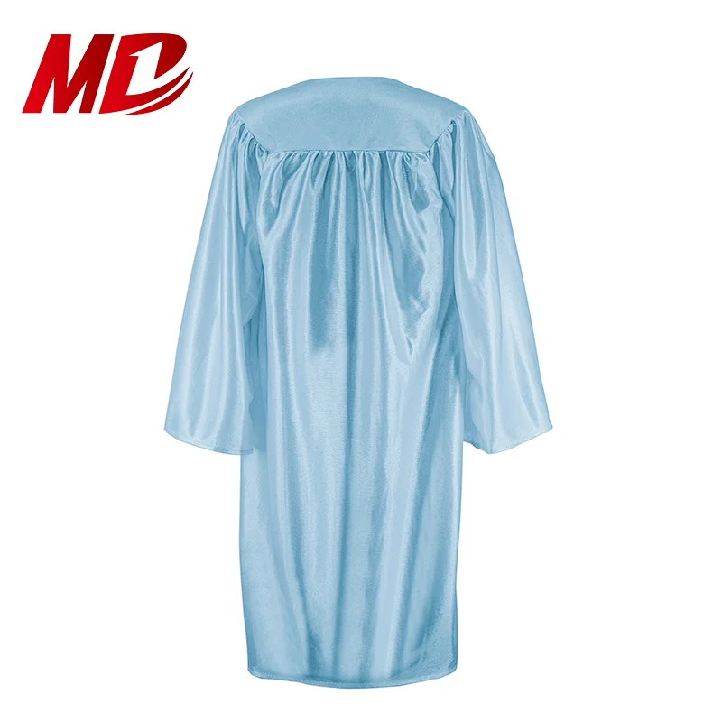 Sky Blue Kindergarten Graduation Robe Child Graduation Gown And cap For Preschool