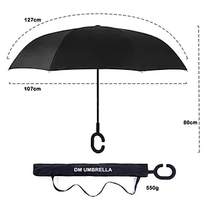Double side inverted automatic umbrella