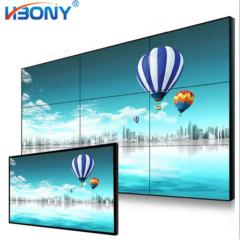 New Design CE FCC Metal Back Shell Indoor 16.7M 47 Inch Ultra Narrow Bezel LCD Video Wall