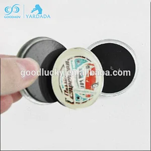 Promotional custom round blank clear crystal glass fridge magnet wholesale