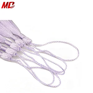 Factory price bulk light purple Silky Floss bookmark Tassels ,Graduation keepsake