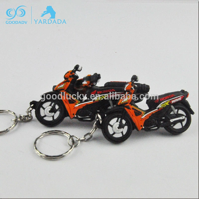 Mini stuffed car keychains / sublimation key chain / pvc keychain