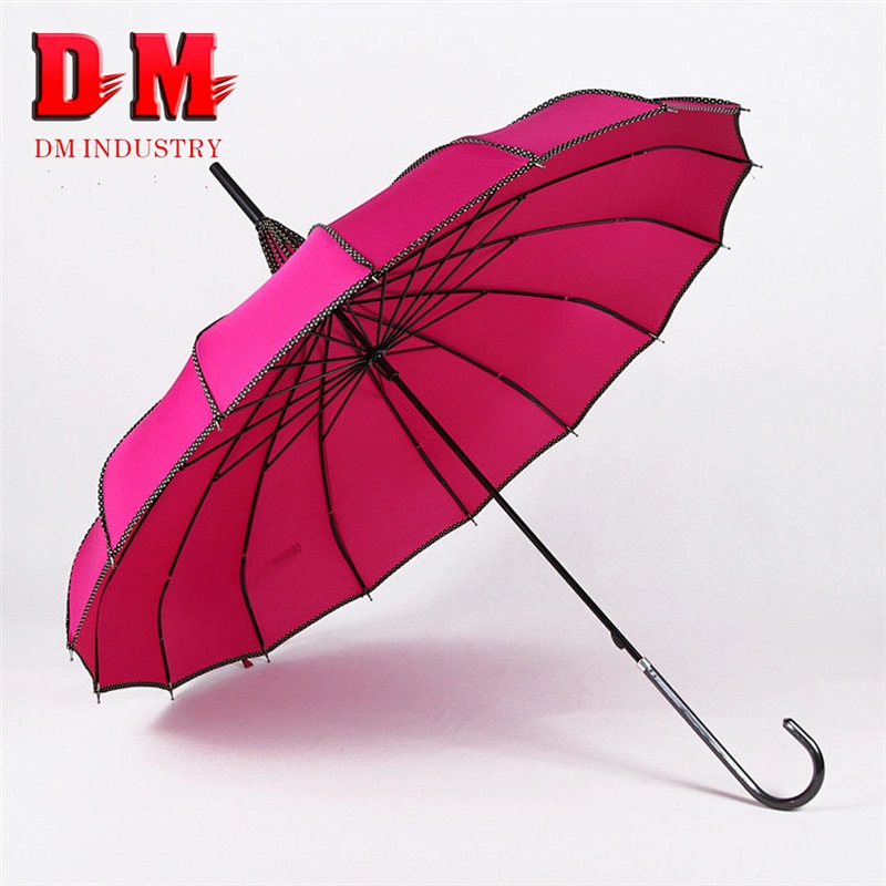 Paraguas chino a prueba de sol de alta calidad de la pagoda del ajuste del cordón del parasol anti-ultravioleta para la boda
