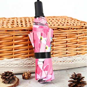 Custom design Promotional full print flamingo mini umbrella