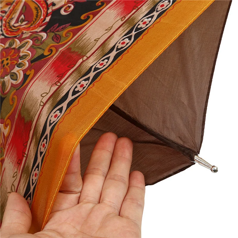 African print double layer 16 panel umbrellas