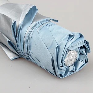 Best selling guangzhou Customized Inside Silver Cheap 3 fold esprit umbrella