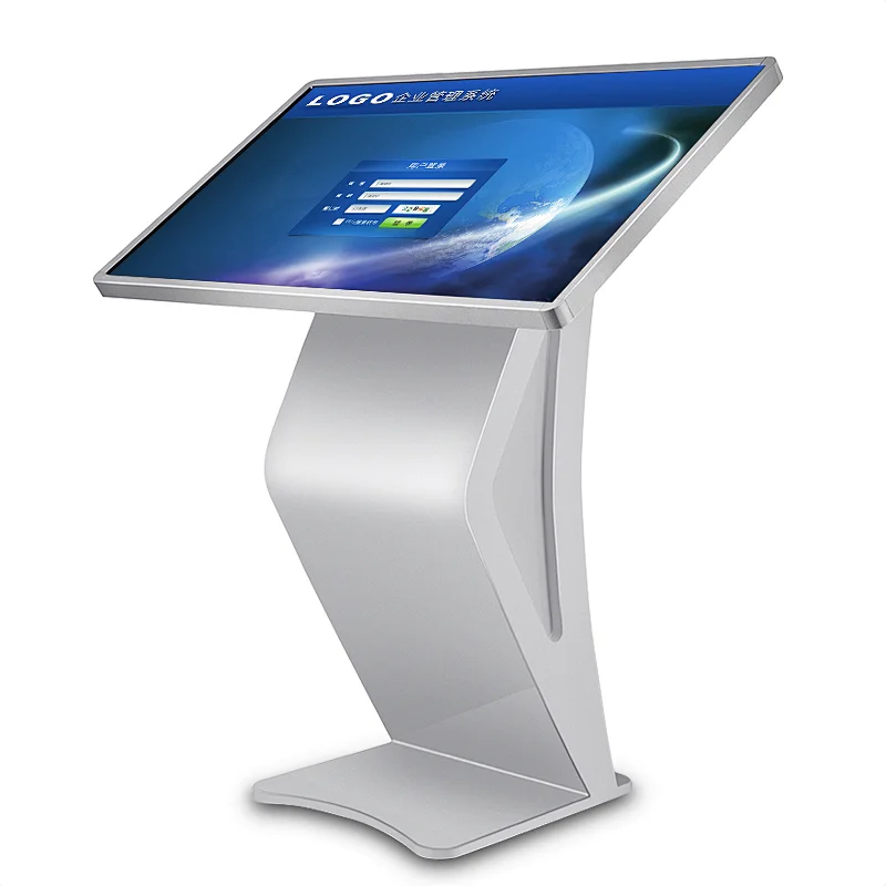HBY 43inch Wifi Network Commercial Totem All In One Pc Touchscreen LCD board