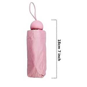 Company Logo Customize Capsule 5 Fold Umbrella Ultra Light