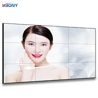 49 Inch Seamless Wall Mounted Video Display With LG Narrow Bezel LCD Video Wall