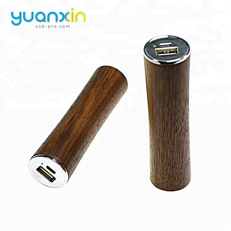 High capacity best wholesale wooden 18650 2000mah 2200mah 2600mah power bank