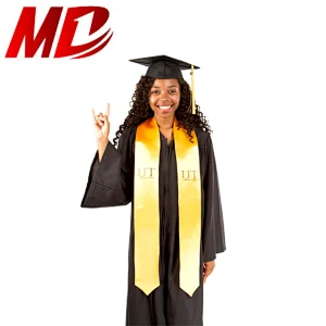 cheap black American style high school Academic dress for graduation