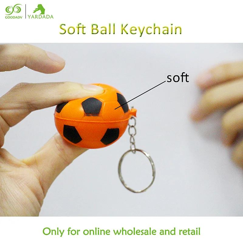 Color PU Keychain pendant, high quality springy children's toys, wallet, car accessories, advertising promotional gifts in stock