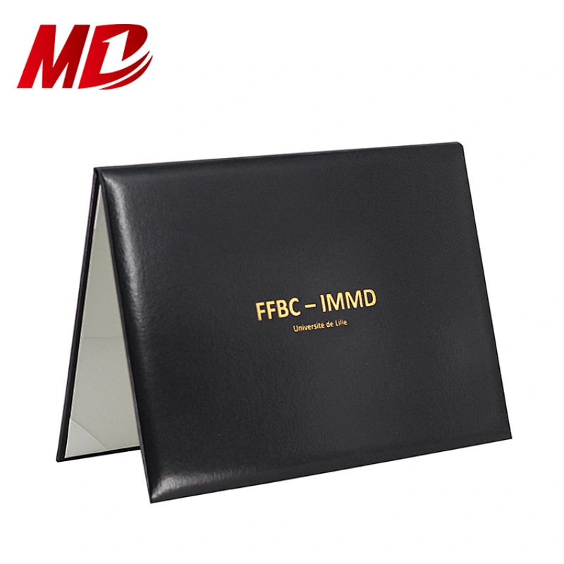 Smooth Leatherette Graduation Diploma Cover Certificate Folders