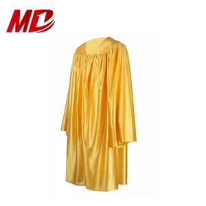 Factory custom wholesale shiny graduation gowns