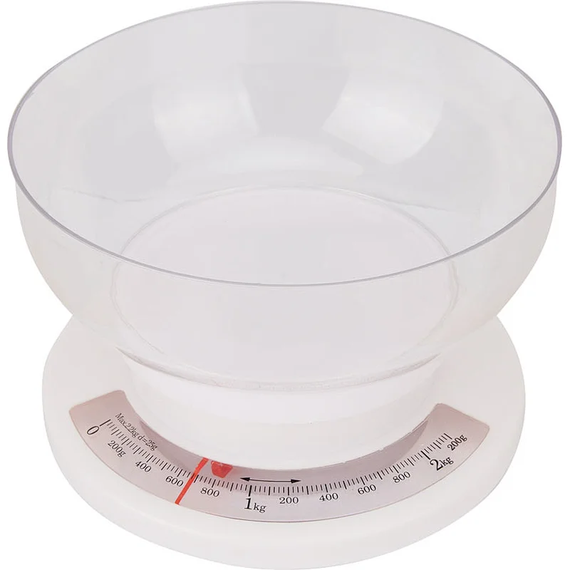 Dial Display kitchen food Scale with Bowl