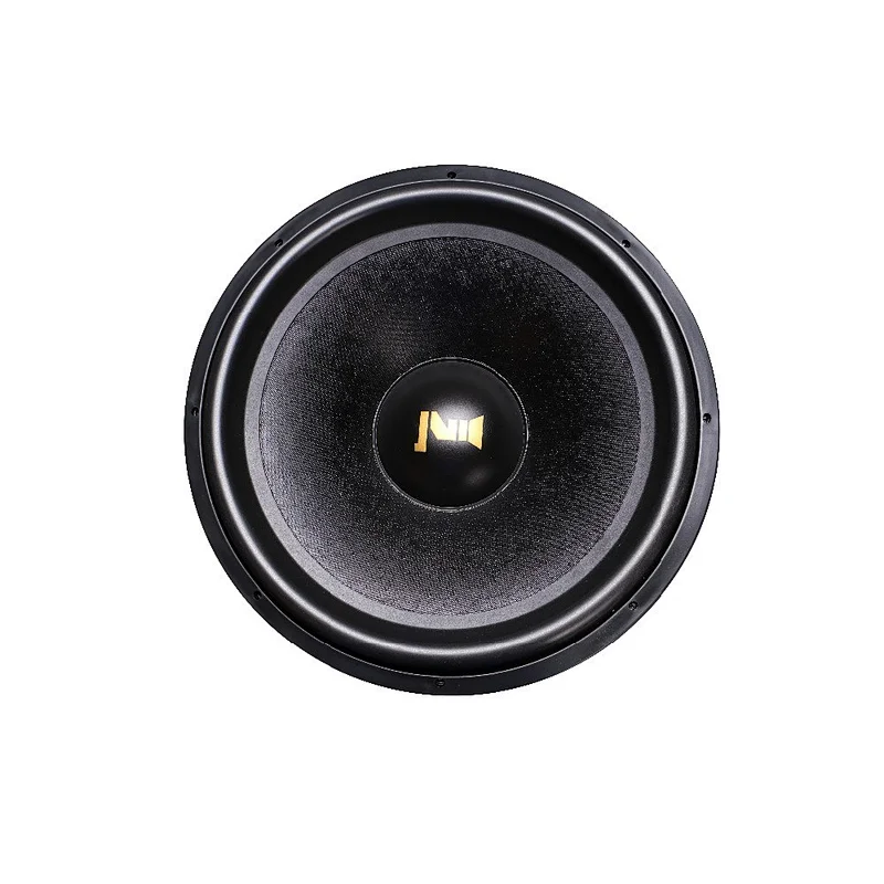 Black Die-cast basket 15inch car subwoofer with non-pressed paper cone RMS 1500W Made in China OEM factory