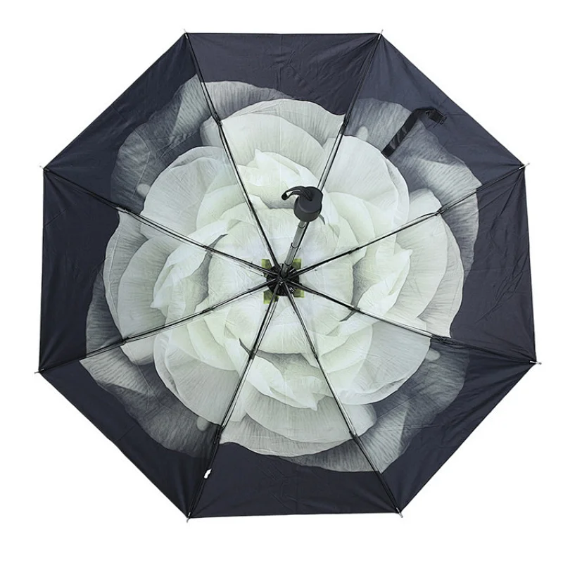 UV Resistant heat transfer Customized umbrellas with logo prints