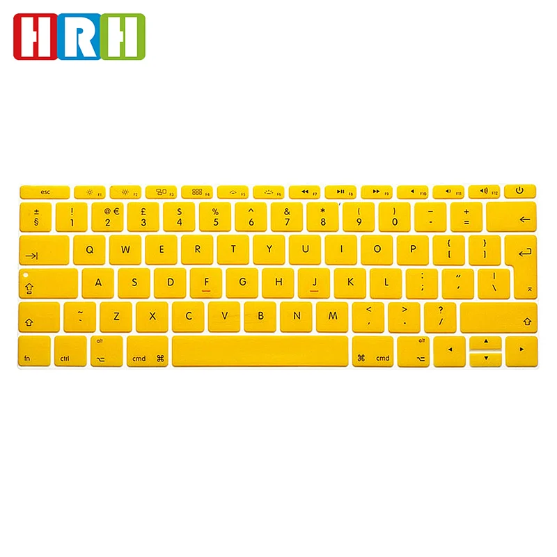 custom silicone keyboard cover English Laptop Keyboard Skin for MacBook Pro 13