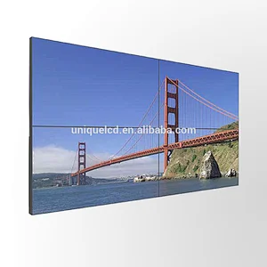 Good Reputation FCC Toughened Glass Panel DVI Professional LCD Video Wall For Shop Window