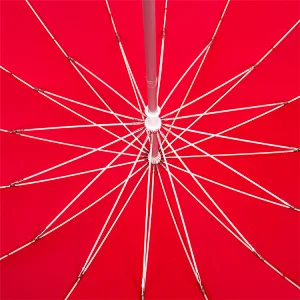 wholesale red color chinese decoration indian wedding Festival parasol heart umbrella