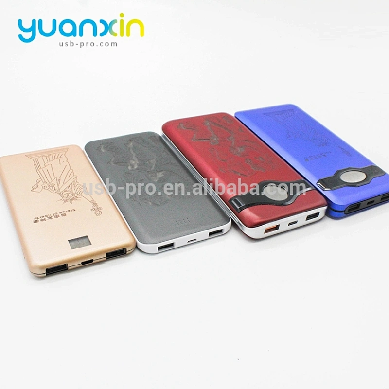 10000mAh Material Plastic Color red blue, gray gold Power Bank