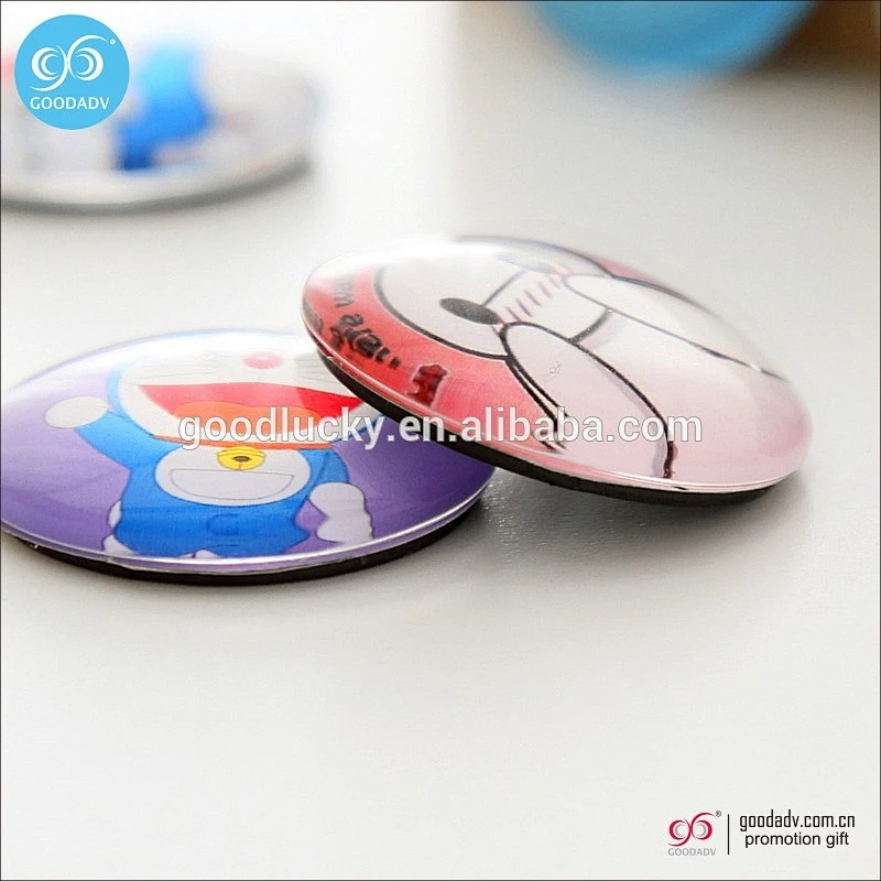 dome glass sticker magnet round