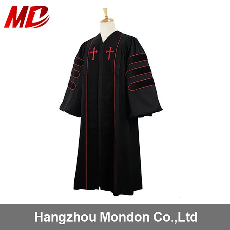 China factory custom wholesale doctoral clergy robe