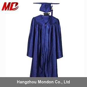 Retailer or Wholesaler of Children's Navy Blue Shiny Graduation Gown Set