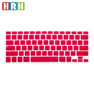 Online Retail Store Durable Anime Design odm oem Laptop Silicone Keyboard Skin for macbook air keyboard 13 Cover US Version