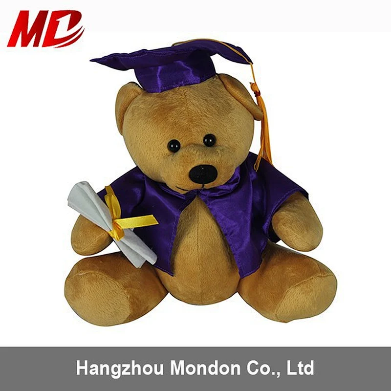 Variety Color Graduation Bears Wholesale with cap and gown