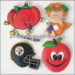 Low quality high quality heart-shaped pvc fridge magnet