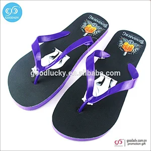 Guangzhou factory supply flat flip flop sandals pvc strap slippers