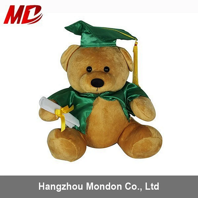 Various Color Soft Plush graduation teddy bear