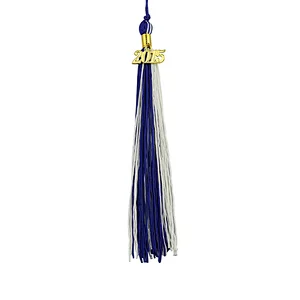 Superior quality graduation tassels with gold alloy year charm