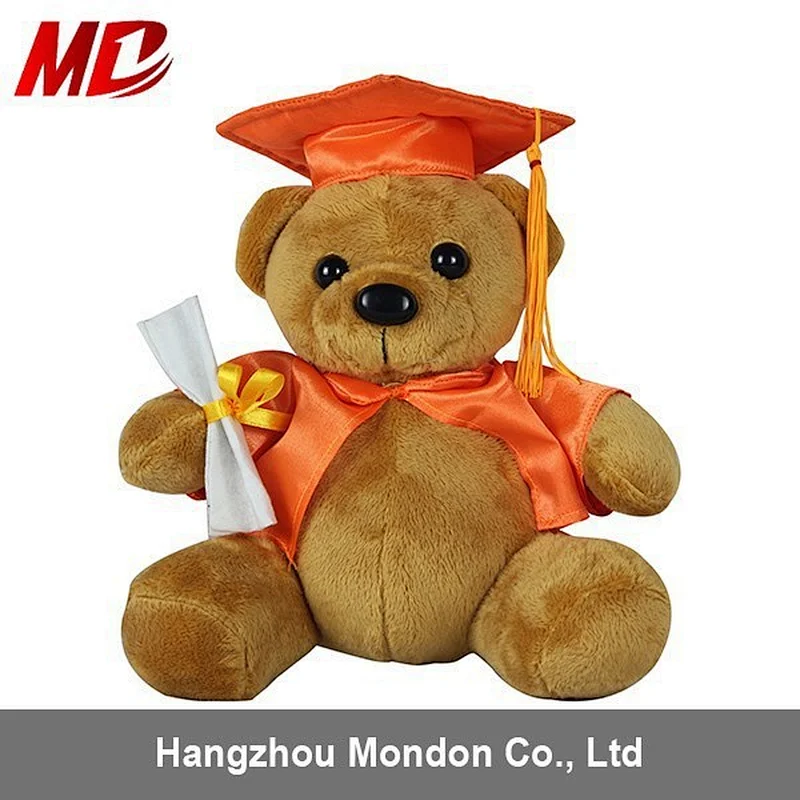 Various Color Soft Plush graduation teddy bear