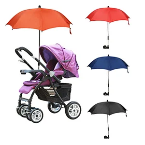 Colorful Kids Bicycle Chair Bar Holder stand Stroller Clip Bike Umbrella