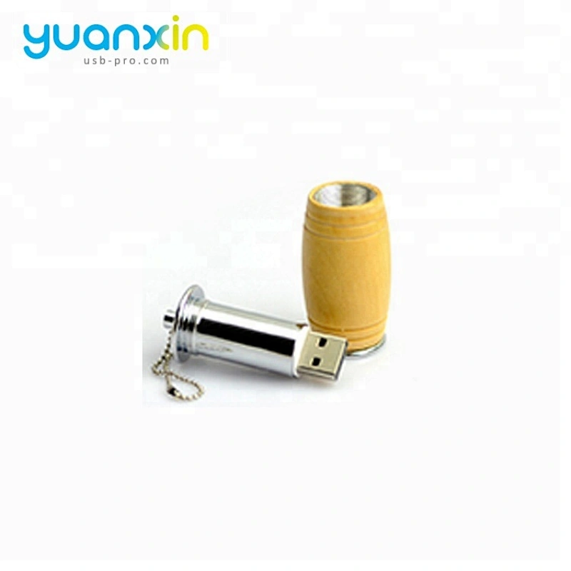 Hot Sales Wooden Usb Flash Stick Beer Bottle Usb Flash Drive