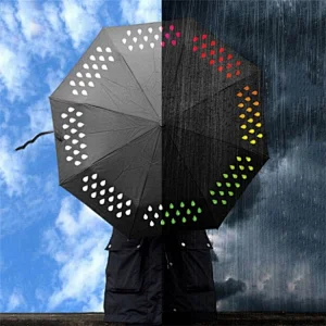 Customised disposable full printing magic color change umbrella