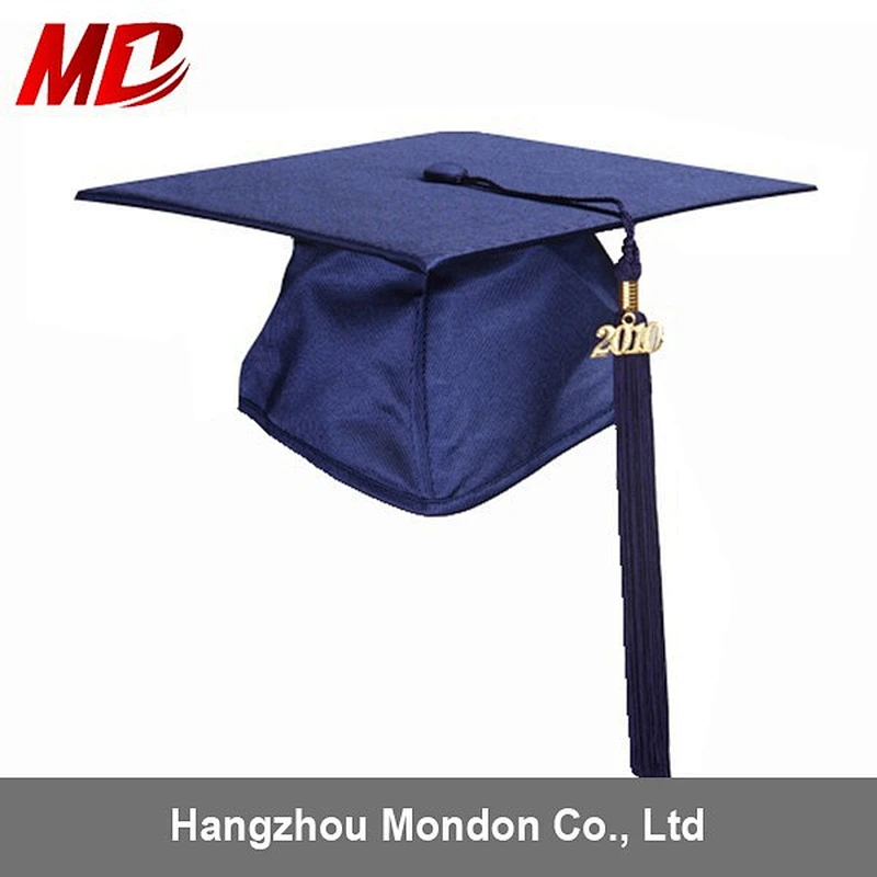 Adult Shiny Navy Graduation Cap and Gown For University