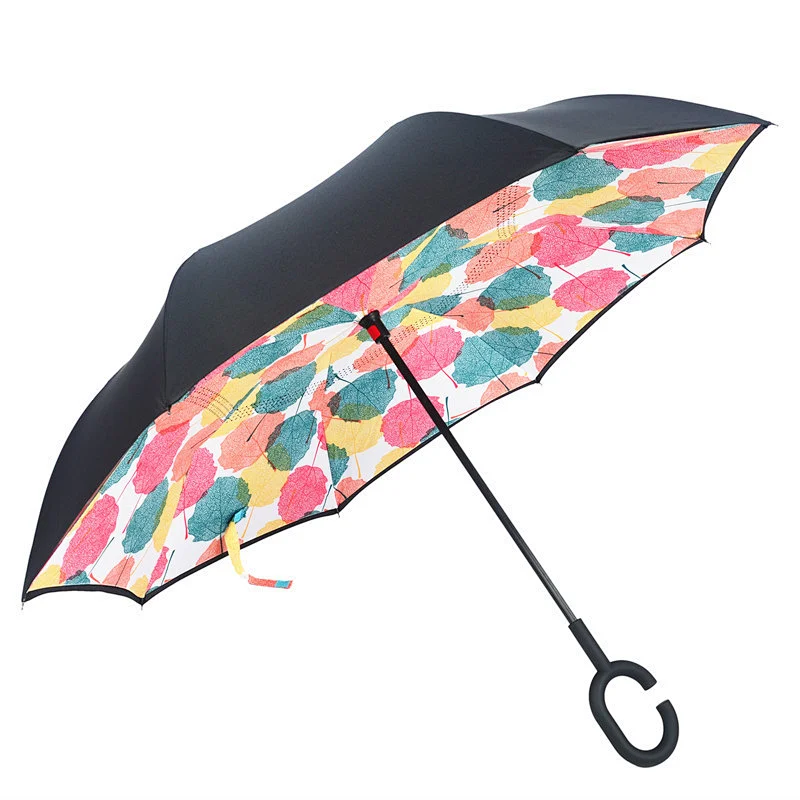 Paraguas Reversible Golf umbrella Double-Layer Waterproof Unbreakable Inverted umbrella