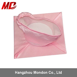Wholesale High School Graduation Gowns&Caps with Tassel Shiny Bright Pink