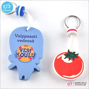 Custom shape EVA foam keychain for promotional gifts