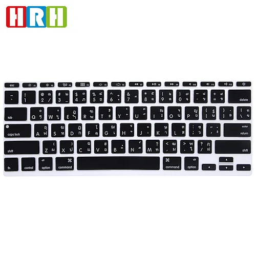 Thai Language Keyboard Skin Silicone Cover thai keyboard for macbook keyboard language for macbook air 11