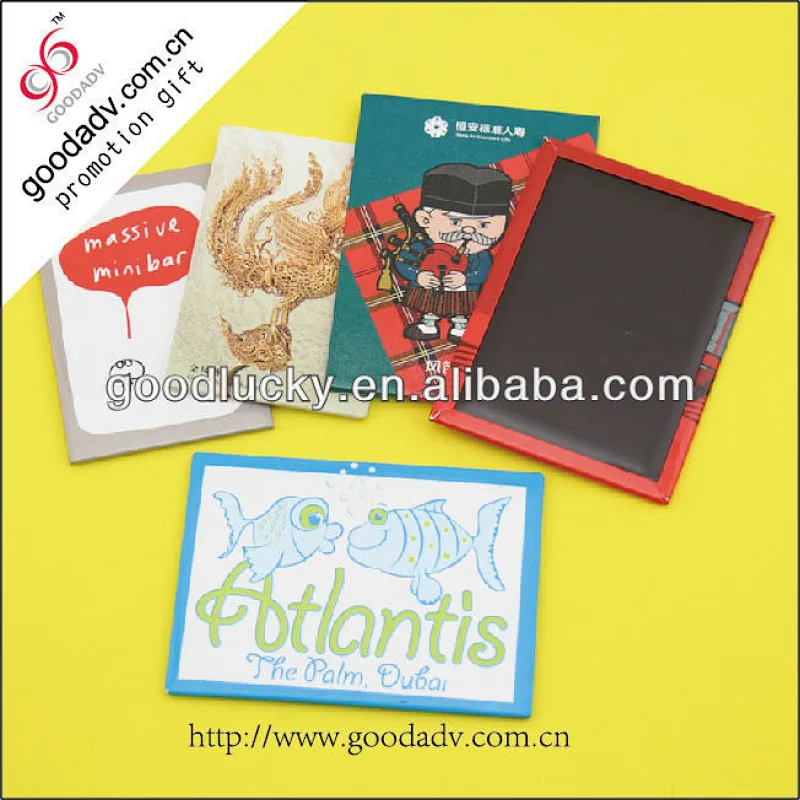 National culture design Lovely promotion Tinplate fridge magnet