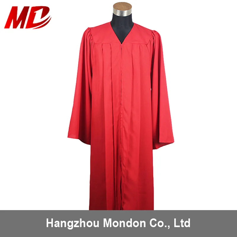 Specially Worn Adult Multicolor Customized High School Graduation Gown