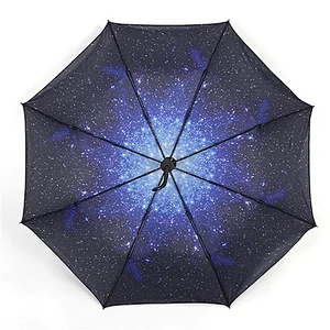 Compact Travel Umbrella for Women Anti-UV Sun Rain Blossom