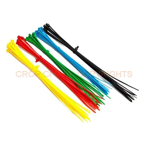 Todo tipo de banda plástica de nylon colorida de la correa de atadura de cables de la cerradura de cable de la brida de plástico de nylon colorida