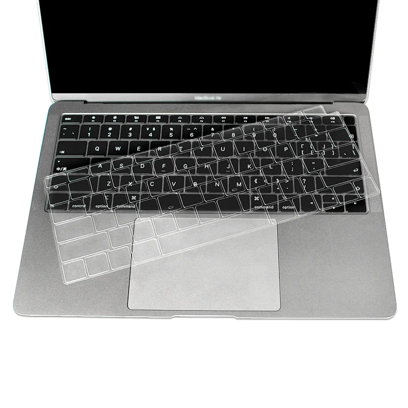 Waterproof Clear Transparent Laptop Keyboard Cover laptop skin For MacBook Air 13